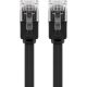 CAT 6 cavo patch piatto U/UTP, nero WE95382 Goobay