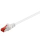 CAT 6 cavo patch, S/FTP (PiMF), bianco, 1 m WE93502 Goobay