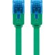 CAT 6A cavo patch piatto, U/UTP, Verde WE96308 Goobay