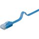CAT 6 cavo patch piatto U/UTP, blu WE96407 Goobay