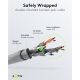 CAT 6A cavo patch, S/FTP (PiMF), grigio, 0,5 m WE93659 Goobay