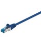 CAT 6A cavo patch, S/FTP (PiMF), blu, 1 m WE93677 Goobay