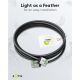 CAT 8.1 cavo patch ultra-flessibile, slim, U/FTP, nero WE74353 Goobay