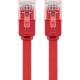 CAT 6 cavo patch piatto U/UTP, rosso WE96412 Goobay