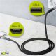 Cavo tessile da Micro-USB a USB-A con spinotti in metallo 1 m WE49282 Goobay