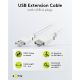 Cavo prolunga USB 2.0 ad alta velocità, bianco WE96199 Goobay