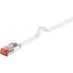 CAT 6 cavo patch piatto U/FTP, bianco WE94918 Goobay