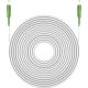 Cavo in fibra ottica, Singlemode (OS2) White, bianco (Simplex), 3 m WE59596 Goobay