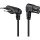 Cavo di collegamento con eurospina, angolo, 2 m, nero WE97350 Goobay