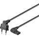 Cavo di collegamento con eurospina, angolo, 2 m, nero WE97350 Goobay