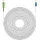 Cavo in fibra ottica, Singlemode (OS2) White, bianco (Simplex), 2 m WE59609 Goobay