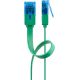 CAT 6A cavo patch piatto, U/UTP, Verde WE96341 Goobay