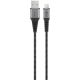 Cavo tessile da Micro-USB a USB-A con spinotti in metallo 2 m WE49283 Goobay