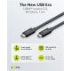 Cavo USB-C certificato, USB4 version 2.0, 240 W, 80 Gbit/s, PD, 1,2 m WE74376 Goobay