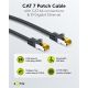 RJ45 cavo patch CAT 6A S/FTP (PiMF), 500 MHz, con cavo grezzo CAT 7, 2 m, nero, kit di 10 WE69414 Goobay