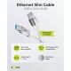 Cavo Ethernet da USB-A 3.0 a RJ45, Slim, 3 m WE74380 Goobay