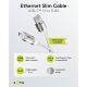 Cavo Ethernet da USB-C 3.1 a RJ45, Slim, 1 m WE74385 Goobay