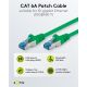 CAT 6A cavo patch, S/FTP (PiMF), 5 m, Verde, kit da 5 WE69372 Goobay