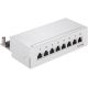 CAT 6a pannello patch mini/desktop, 8 porte (1 U) WE62063 Goobay