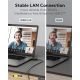 Cavo Ethernet da USB-C 3.1 a RJ45, Slim, 3 m WE74404 Goobay