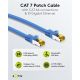 RJ45 cavo patch CAT 6A S/FTP (PiMF), 500 MHz, con cavo grezzo CAT 7, 3 m, blu, kit di 10 WE69398 Goobay