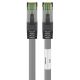 Cavo patch RJ45 (CAT 6A, 500 MHz) con CAT 8.1 cavo grezzo S/FTP, grigio WE55142 Goobay