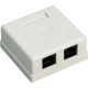 Presa di collegamento rete RJ45 a 2 porta, CAT 6, UTP, bianco WE77633 Goobay