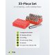 Set di punte, 33 pezzi WE77044 Fixpoint