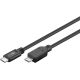 Cavo USB 2.0 da USB-C a Micro-B 2.0, nero WE44759 Goobay