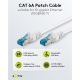 CAT 6A cavo patch, S/FTP (PiMF), bianco, 5 m WE93823 Goobay