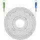 Cavo in fibra ottica, Singlemode (OS2) White, bianco (Simplex), 10 m WE59622 Goobay