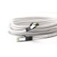 CAT 8.1 Cavo patch, S/FTP (PiMF), bianco WE55124 Goobay