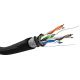 CAT 5e cavo di rete per esterni, SF/UTP, nero WE57296 Goobay
