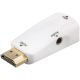Adattatore compatto HDMI/VGA con audio, dorato WE44793 Goobay