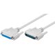 Prolunga D-SUB da 25 pin, connettore/presa, seriale 1:1 WE50541 Goobay
