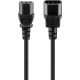 Prolunga apparecchio freddo, 3 m, nero WE95287 Goobay