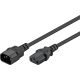 Prolunga apparecchio freddo, 5 m, nero WE39203 Goobay