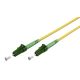 Cavo in fibra ottica, Singlemode (OS2) Yellow, giallo (Simplex), 25 m WE59635 Goobay