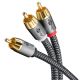 Cavo 1 a 2 RCA, [TechdatCableLunghezza del cavo] m WE65301 Goobay