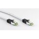 CAT 8.1 Cavo patch, S/FTP (PiMF), bianco WE55126 Goobay
