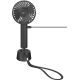 Ventilatore portatile USB con funzione in piedi, nero WE49645 Goobay