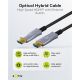 Cavo HDMI ibrido ottico ad altissima velocità con Ethernet (AOC) WE65562 Goobay