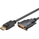 Cavo adattatore DisplayPort/DVI-D dorato WE51962 Goobay