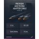 Cavo adattatore da 3,5 mm AUX a RCA, stereo WE70467 Clicktronic