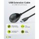 Cavo prolunga USB 3.0 SuperSpeed con piede di supporto, nero WE95918 Goobay