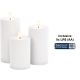 Set di 3 candele a LED per esterni, bianco, incl. 8x AA (LR6) WE75264 Goobay