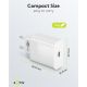 Caricatore rapido USB-C PD (45 W) bianco WE61754 Goobay