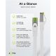 Cavo patch RJ45 con cavo grezzo CAT 8.1 S/FTP, AWG 26, bianco WE61110 Goobay