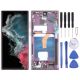 Display OLED + Touch + Frame (Viola) Per Samsung Galaxy S22 Ultra 5G (SM-S908B) 20020 