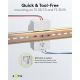 Alimentatore per guida DIN 24VCC 2,5A 60W F1010 Goobay